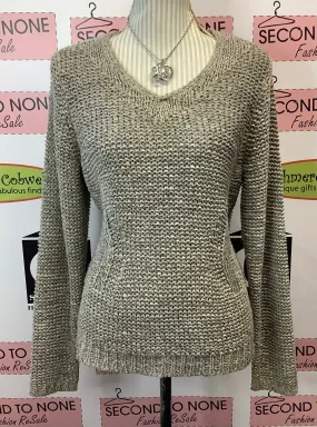 Olsen Tan Knit Top (Size L)