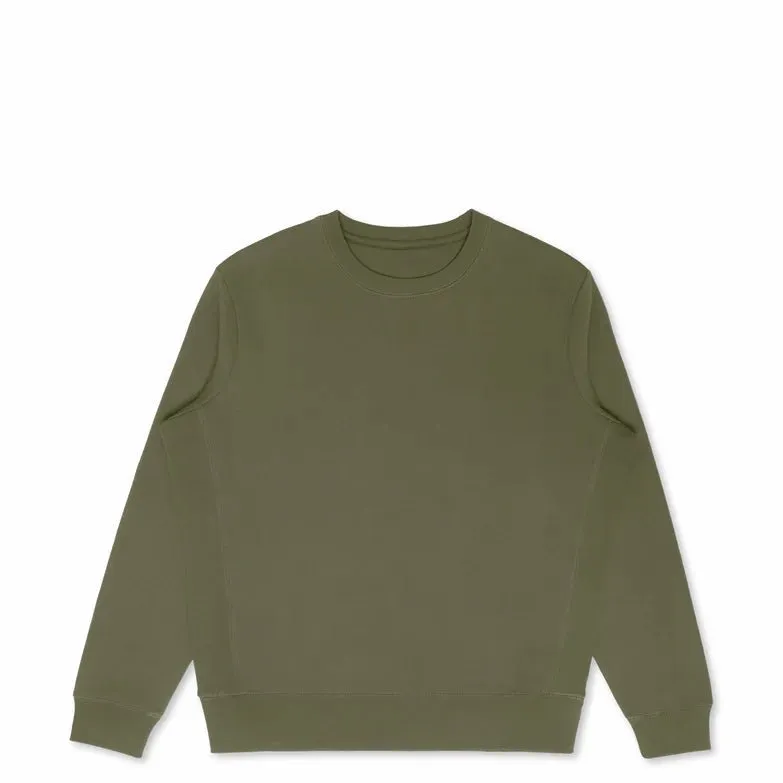 Organic Cotton Crewneck - Olive