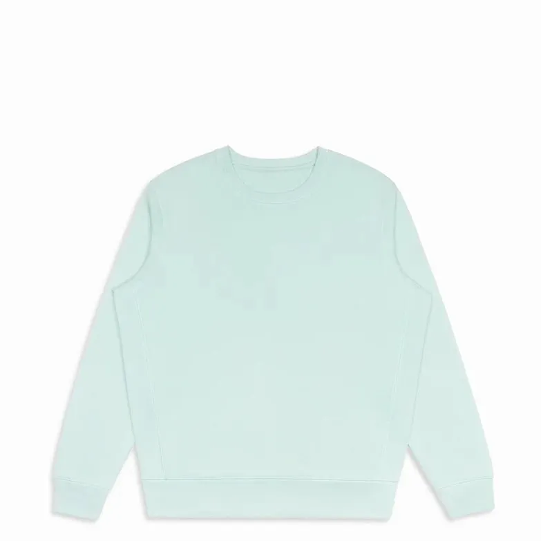 Organic Cotton Crewneck - Seafoam