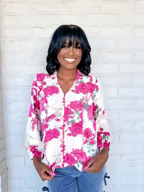 Petal And Bloom Cream Top