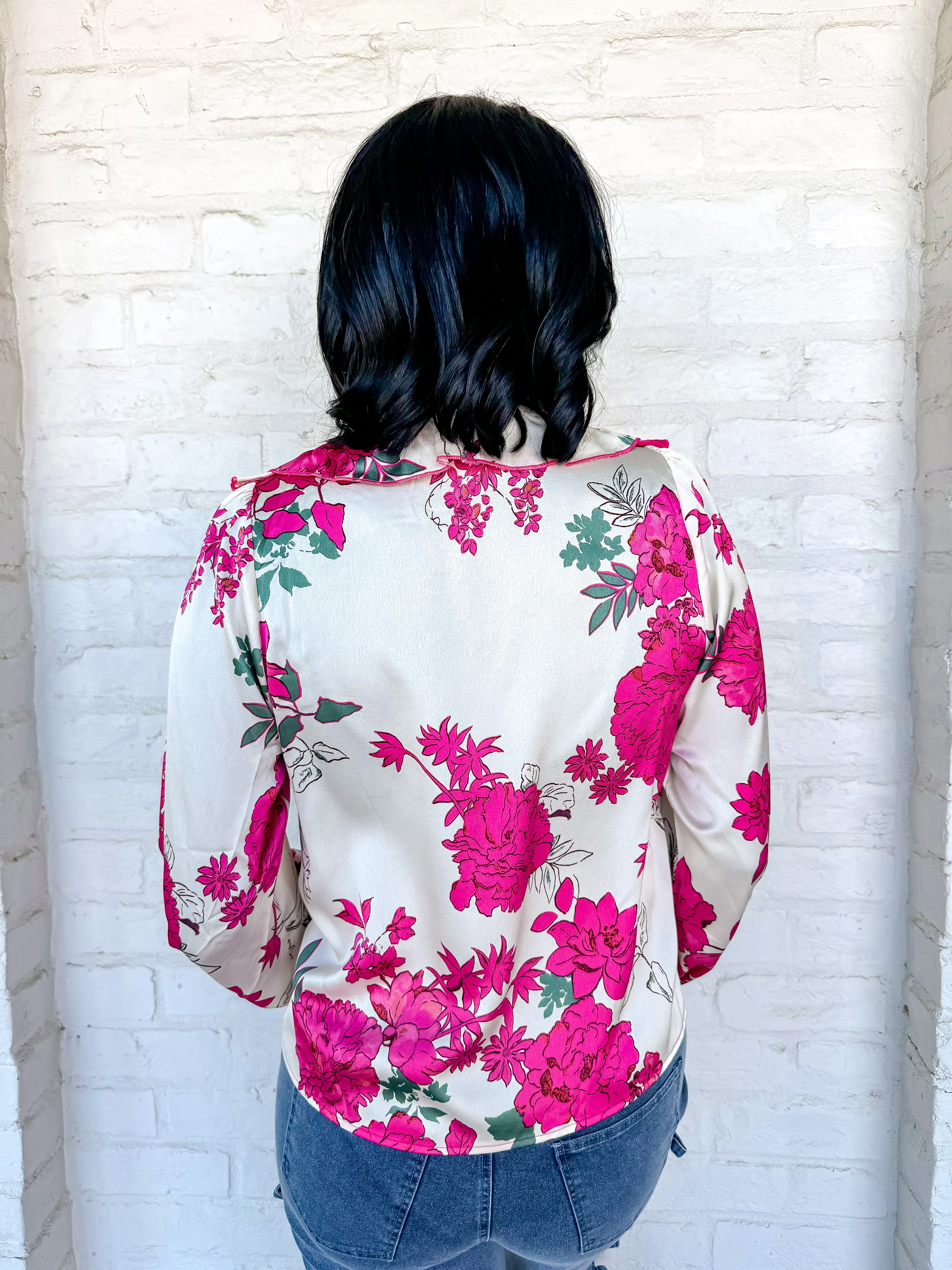 Petal And Bloom Cream Top