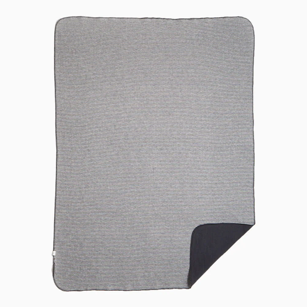 Petit Lem Reversible Blanket - Once Upon a in Dark Grey