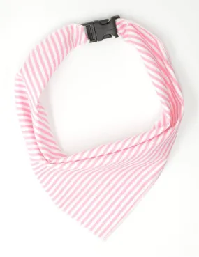Pink Stripe Scarf