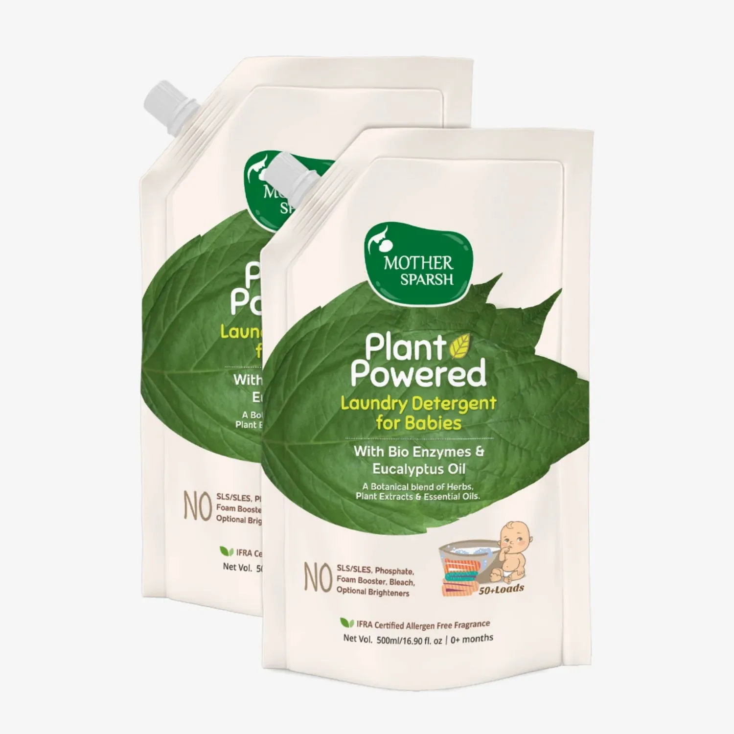 Plant Powered Laundry Detergent for Babies & Adults with Sensitive Skin