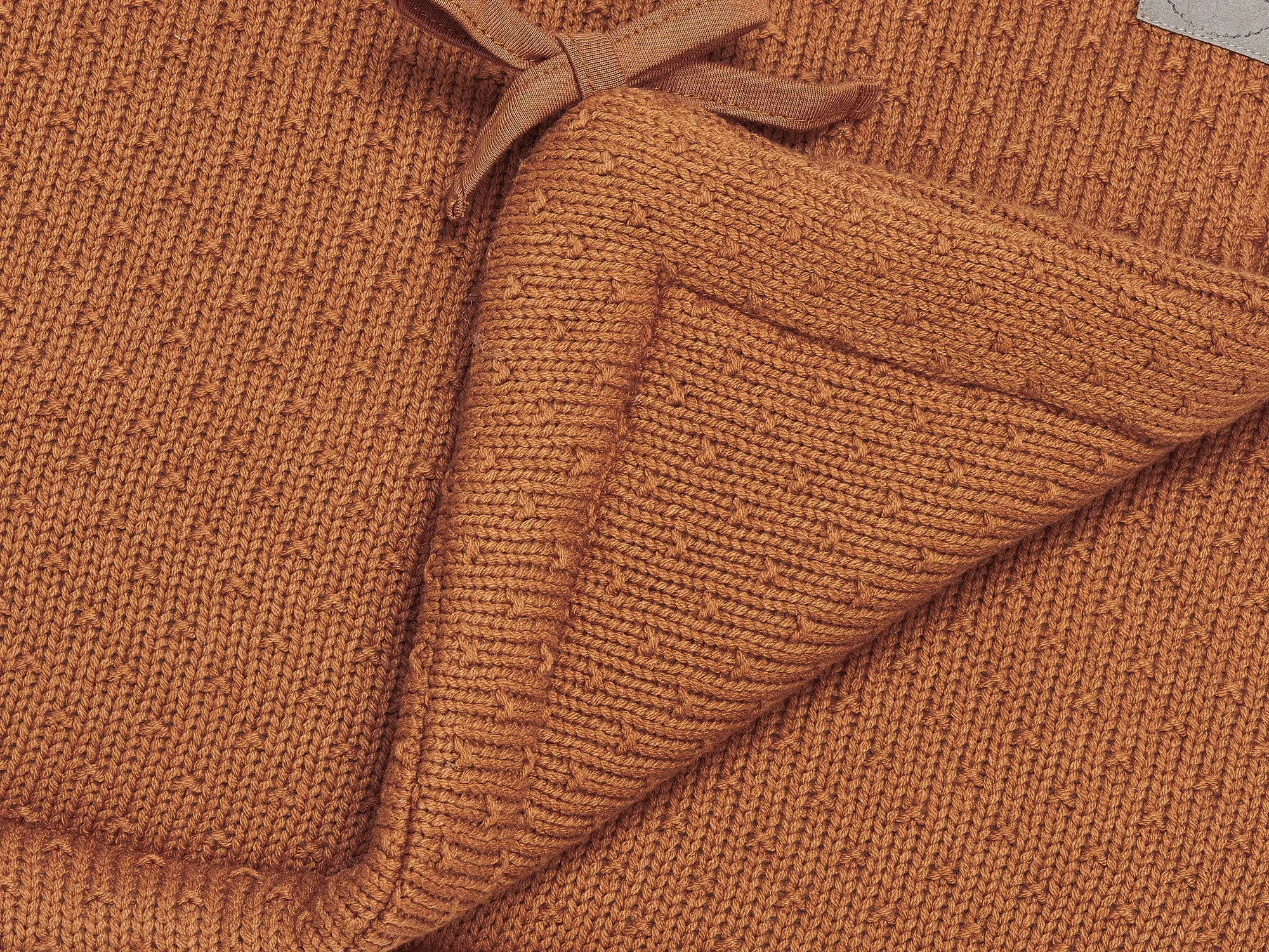 Playpen bumper 35x180cm Bliss Knit - Caramel