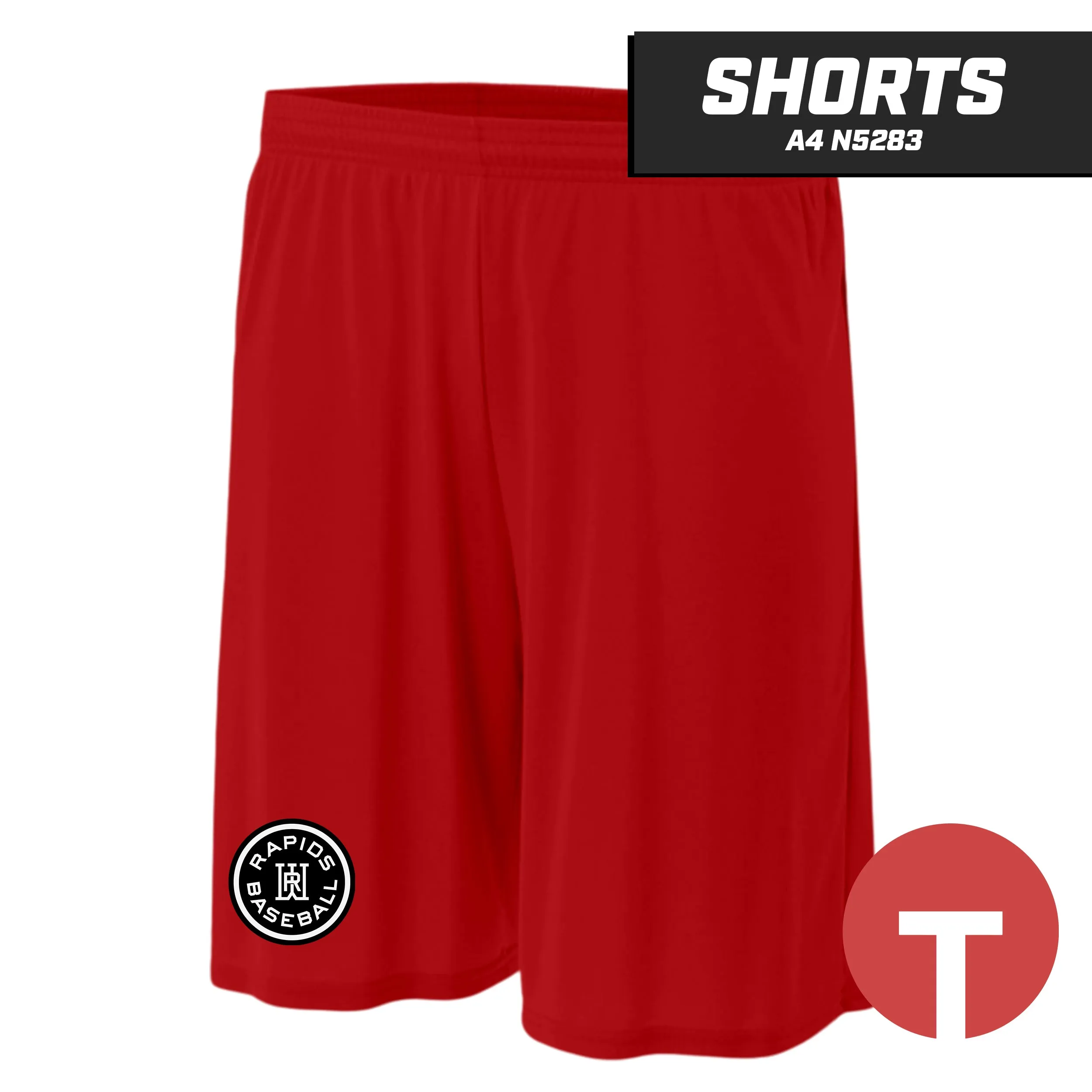 Rapids Baseball - Short A4 Apparel N5283 - LOGO 3
