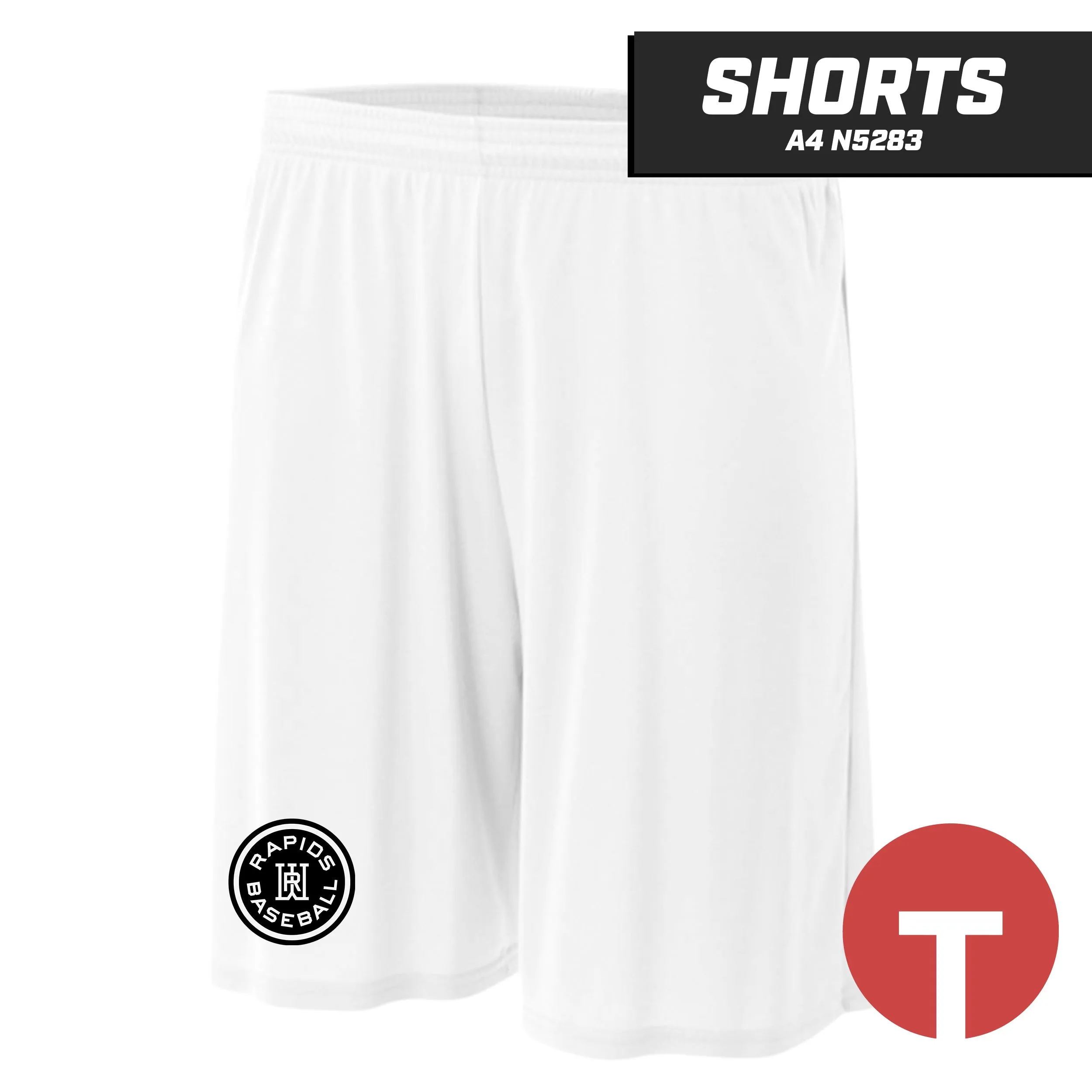 Rapids Baseball - Short A4 Apparel N5283 - LOGO 3