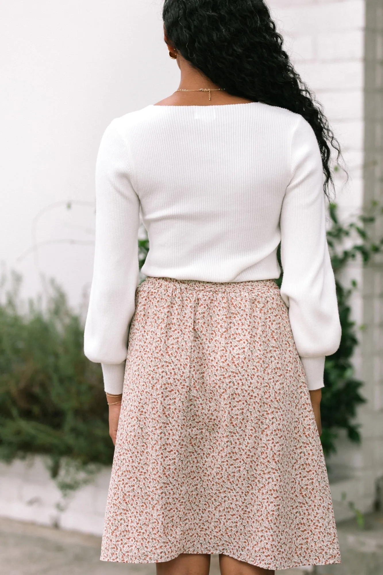 Renata Puff Sleeve Knit Top