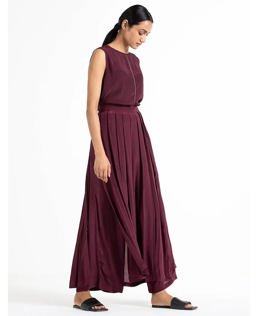 Round Neck Top Set