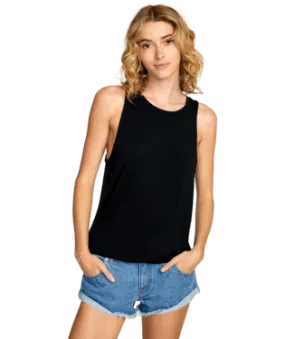 RVCA Minted Moto Tank Top - RVCA Black