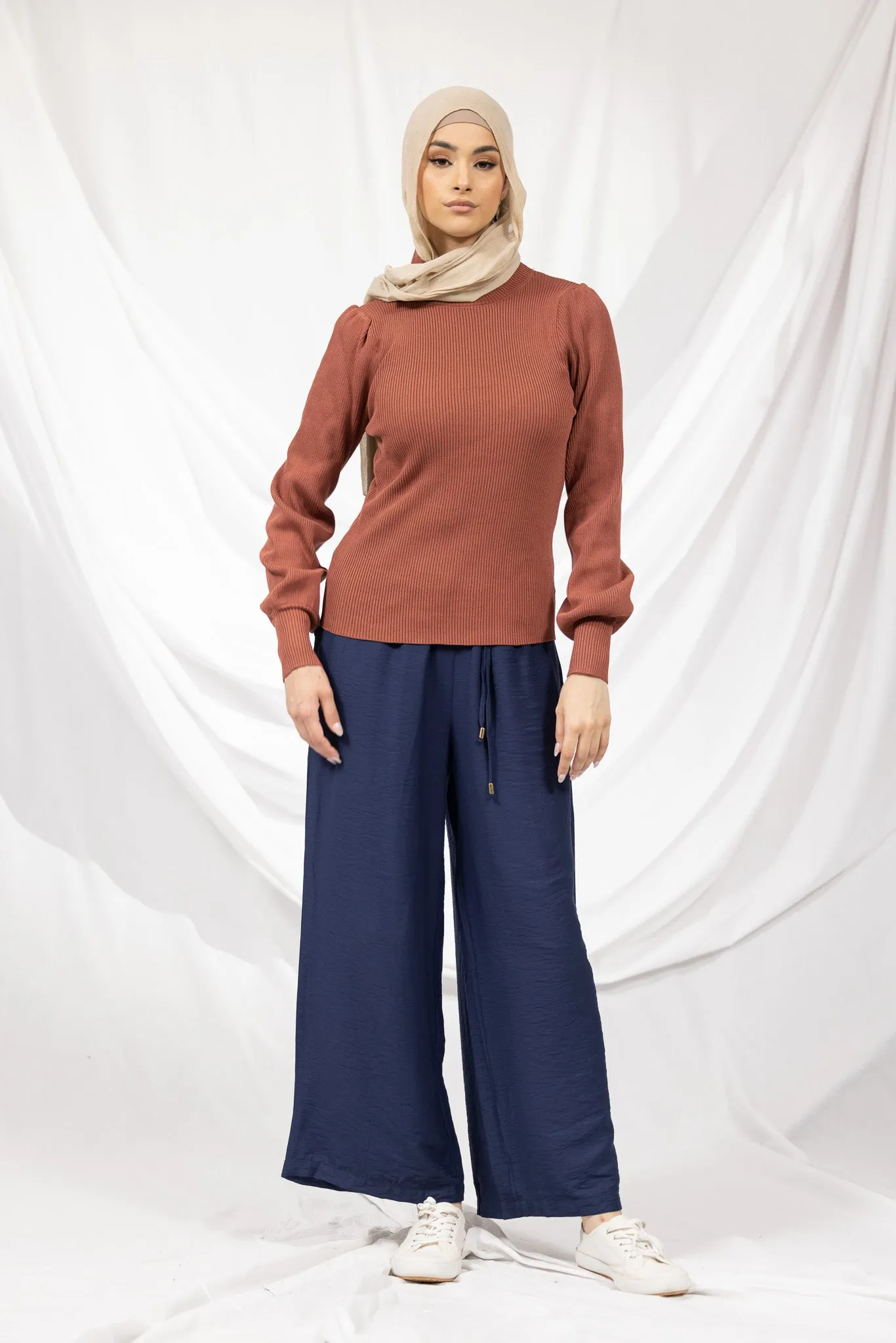 Selma Puff Sleeve Knit Top