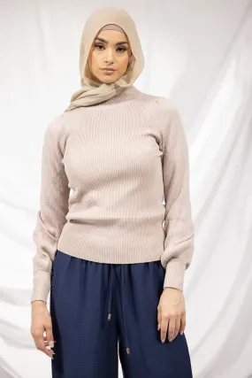 Selma Puff Sleeve Knit Top