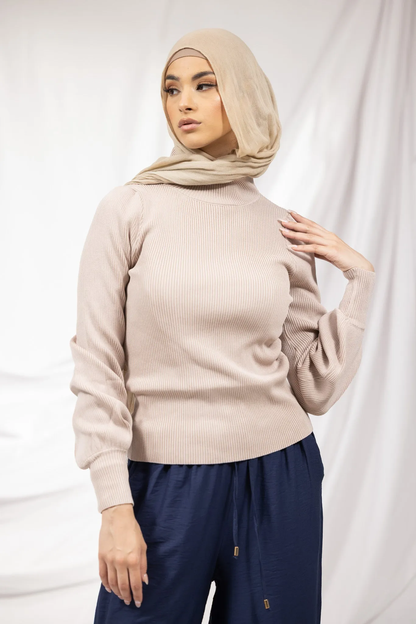 Selma Puff Sleeve Knit Top