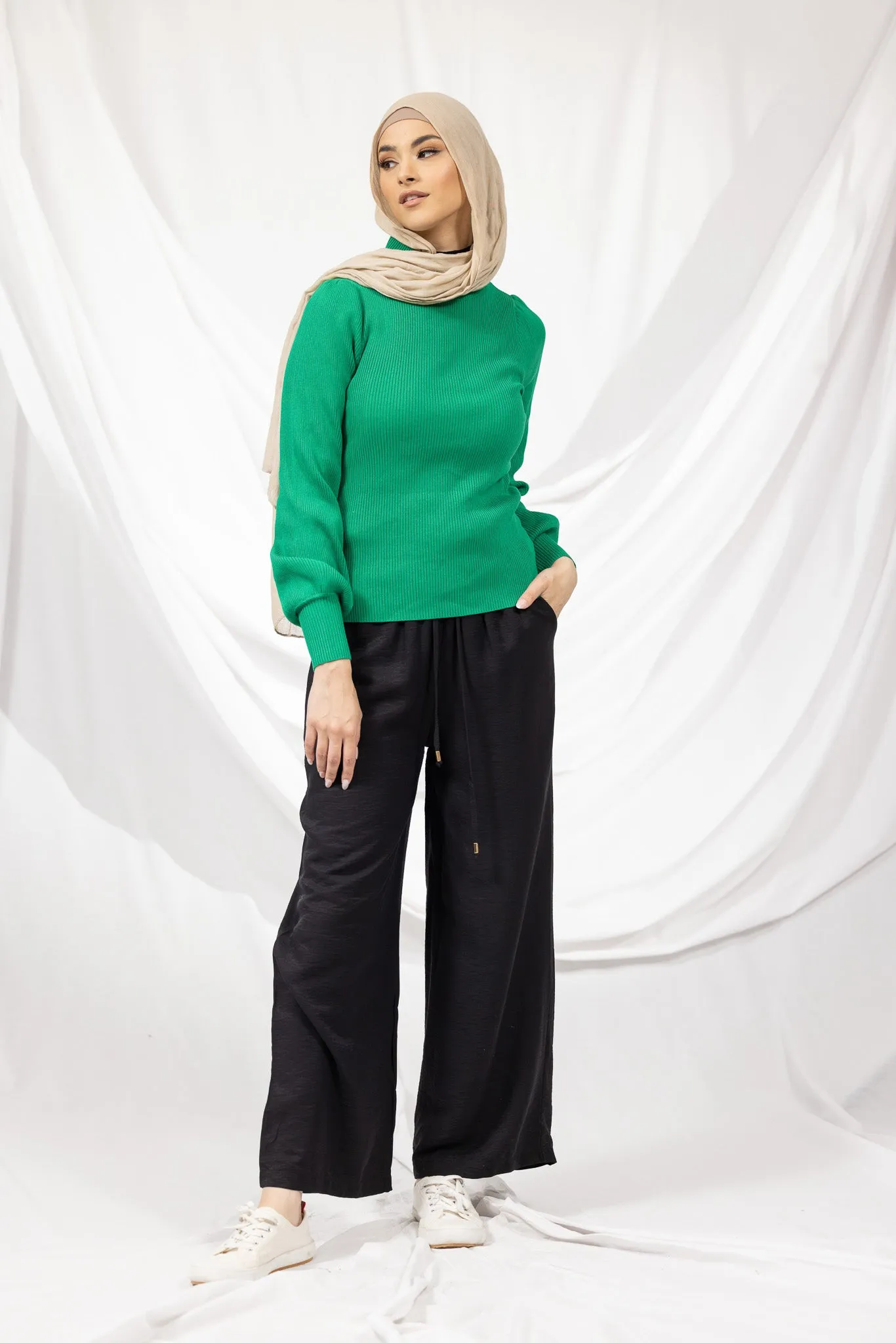 Selma Puff Sleeve Knit Top