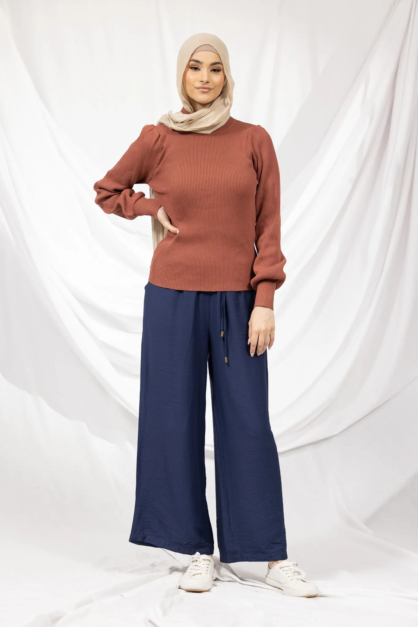 Selma Puff Sleeve Knit Top
