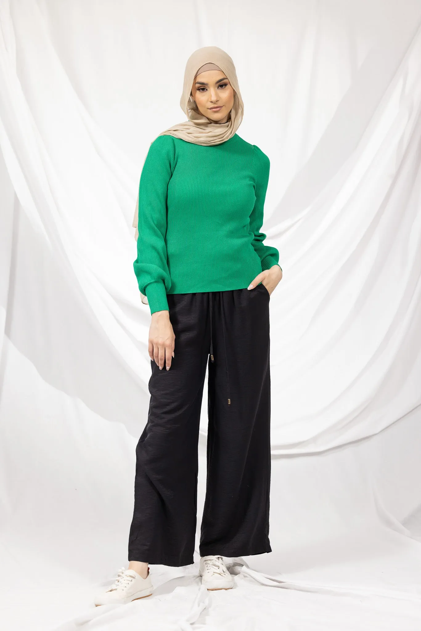 Selma Puff Sleeve Knit Top