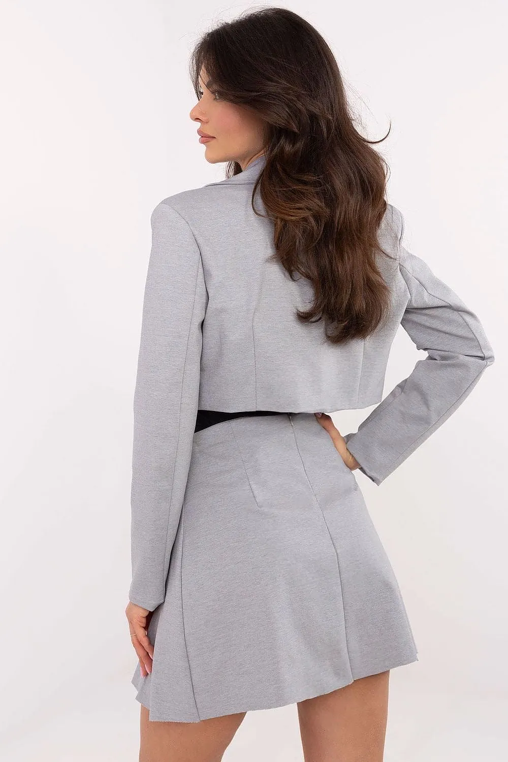 Short minimalist pleated skirt