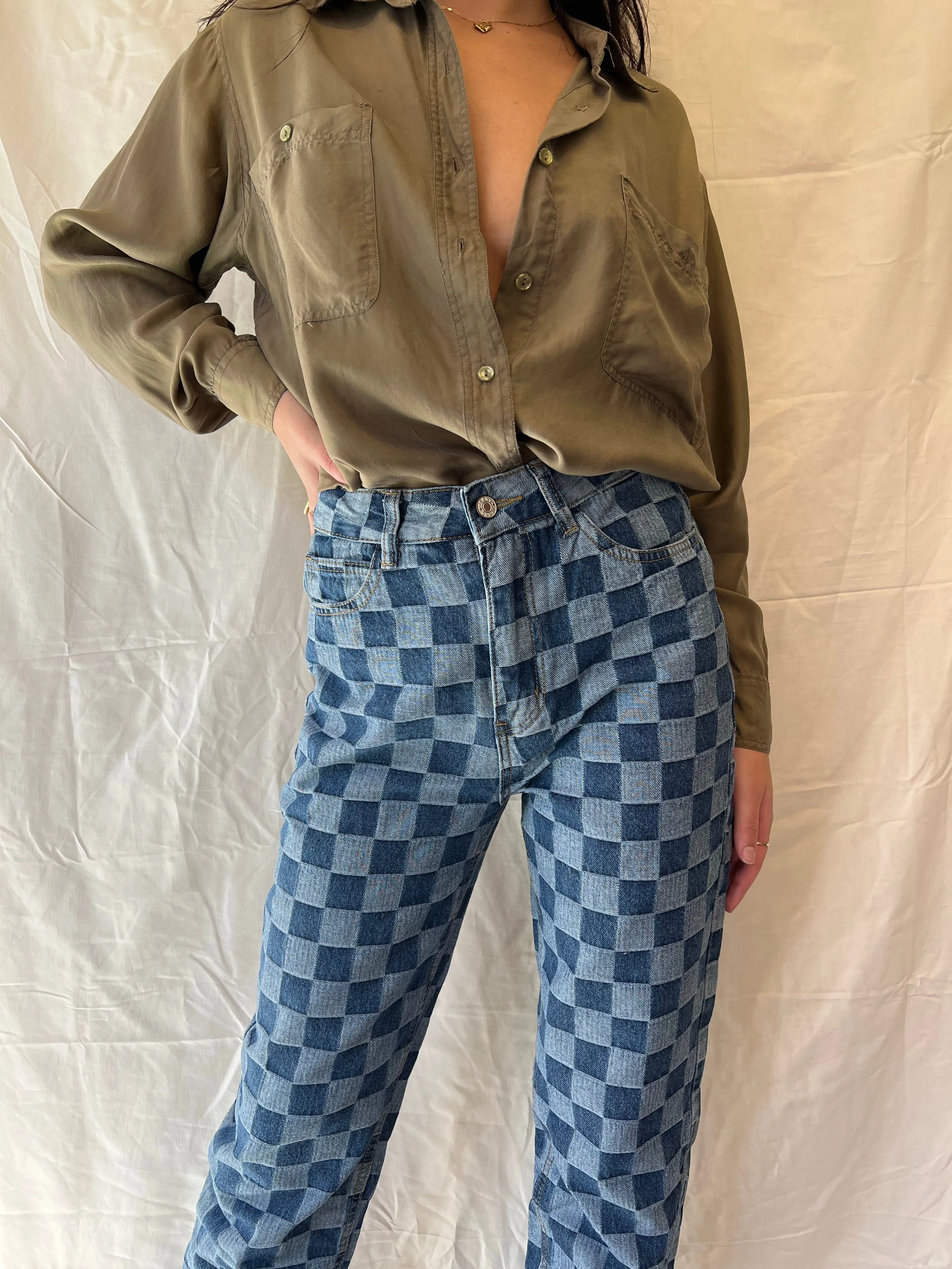 Silk Olive Shirt