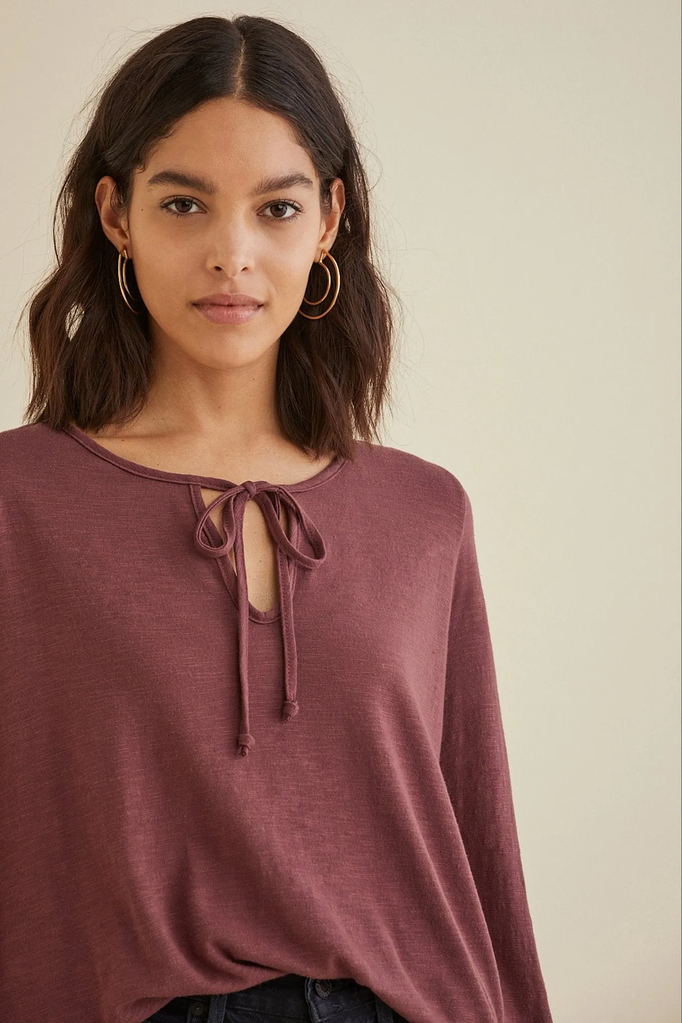 Sivan Tie Neck Top