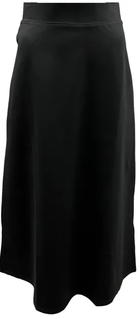 skirt midi 34 inch - black