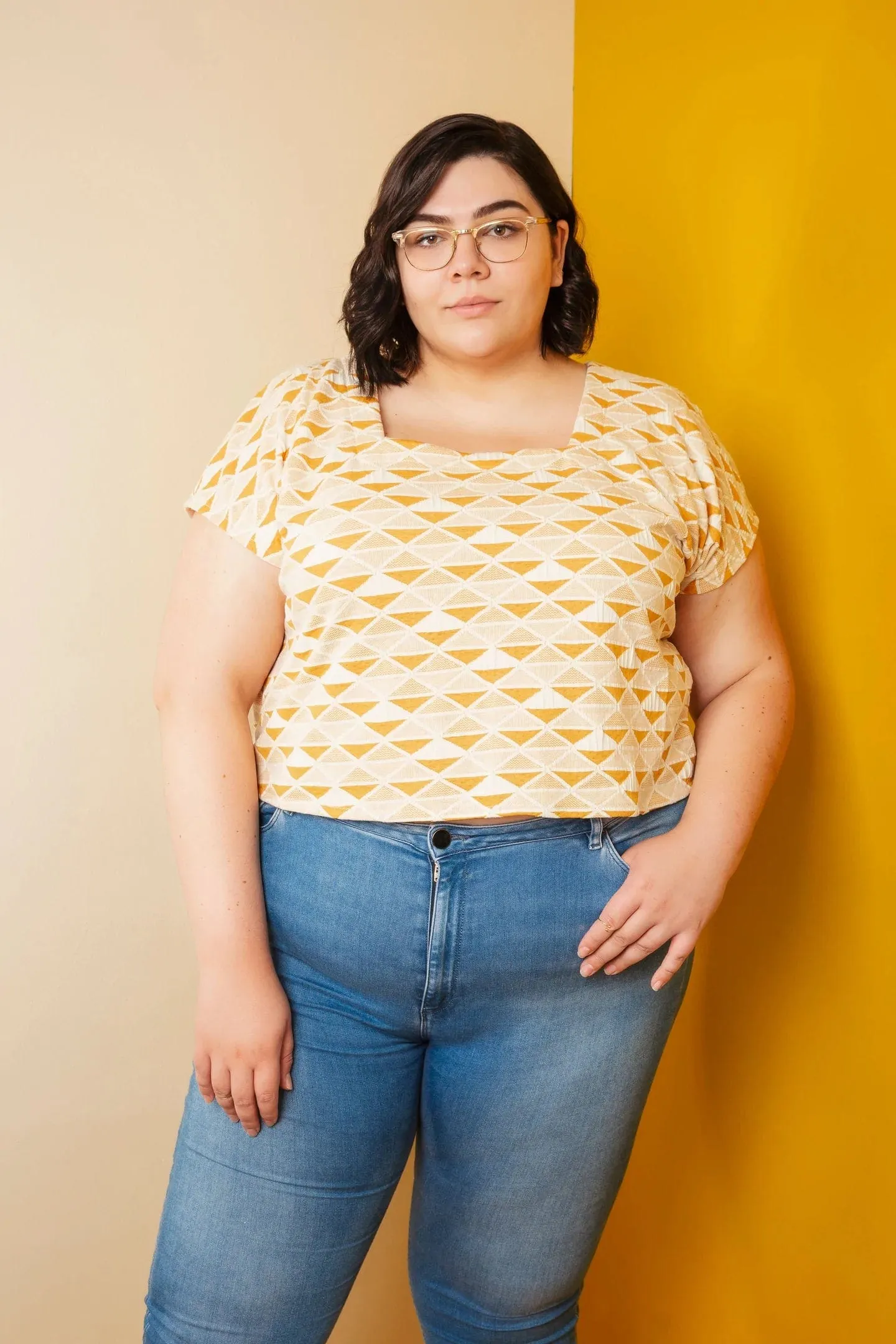 Square Neck Top - Friday Pattern Company - Sizes XS-7X