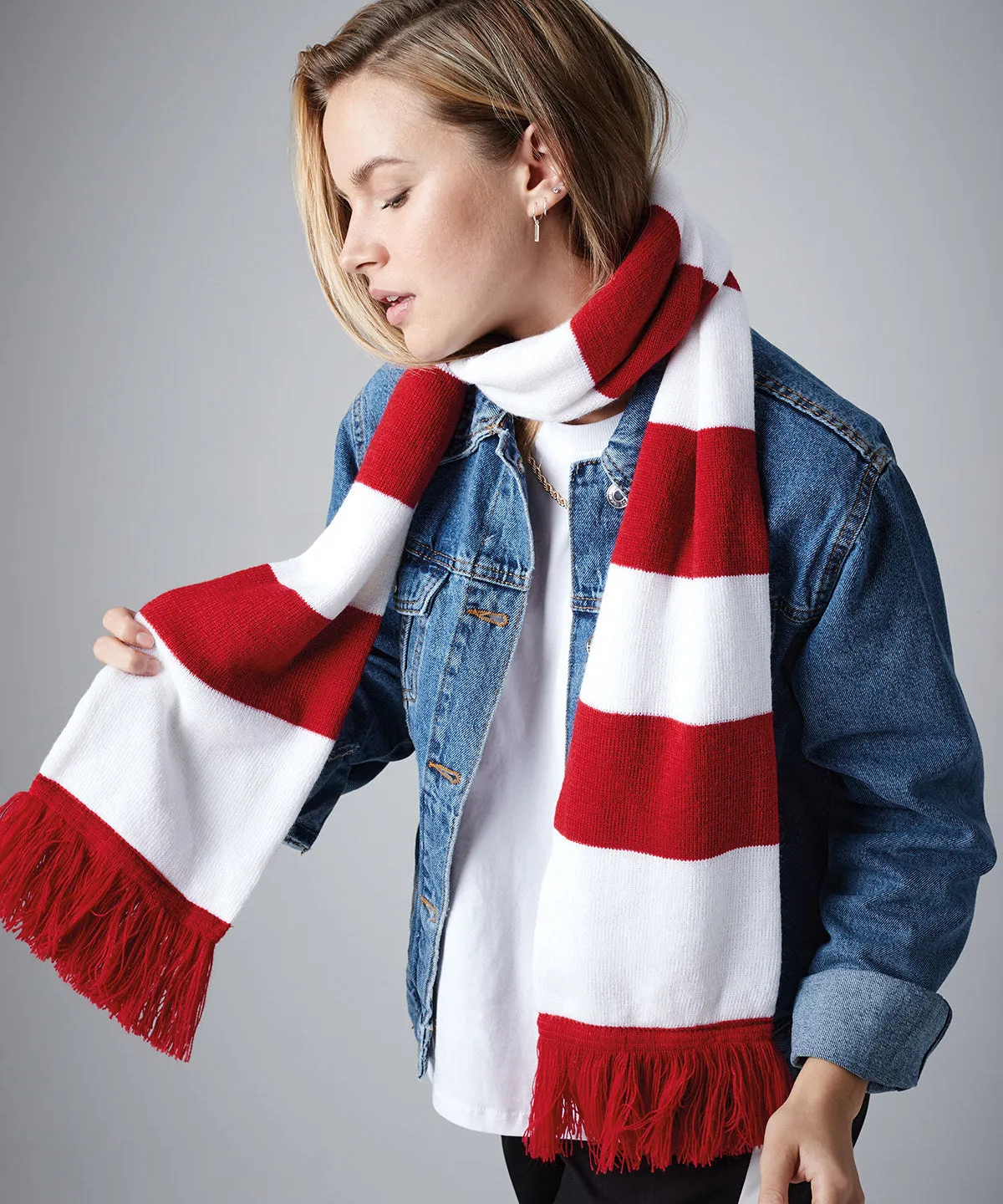 Stadium scarf | Sky Blue/White