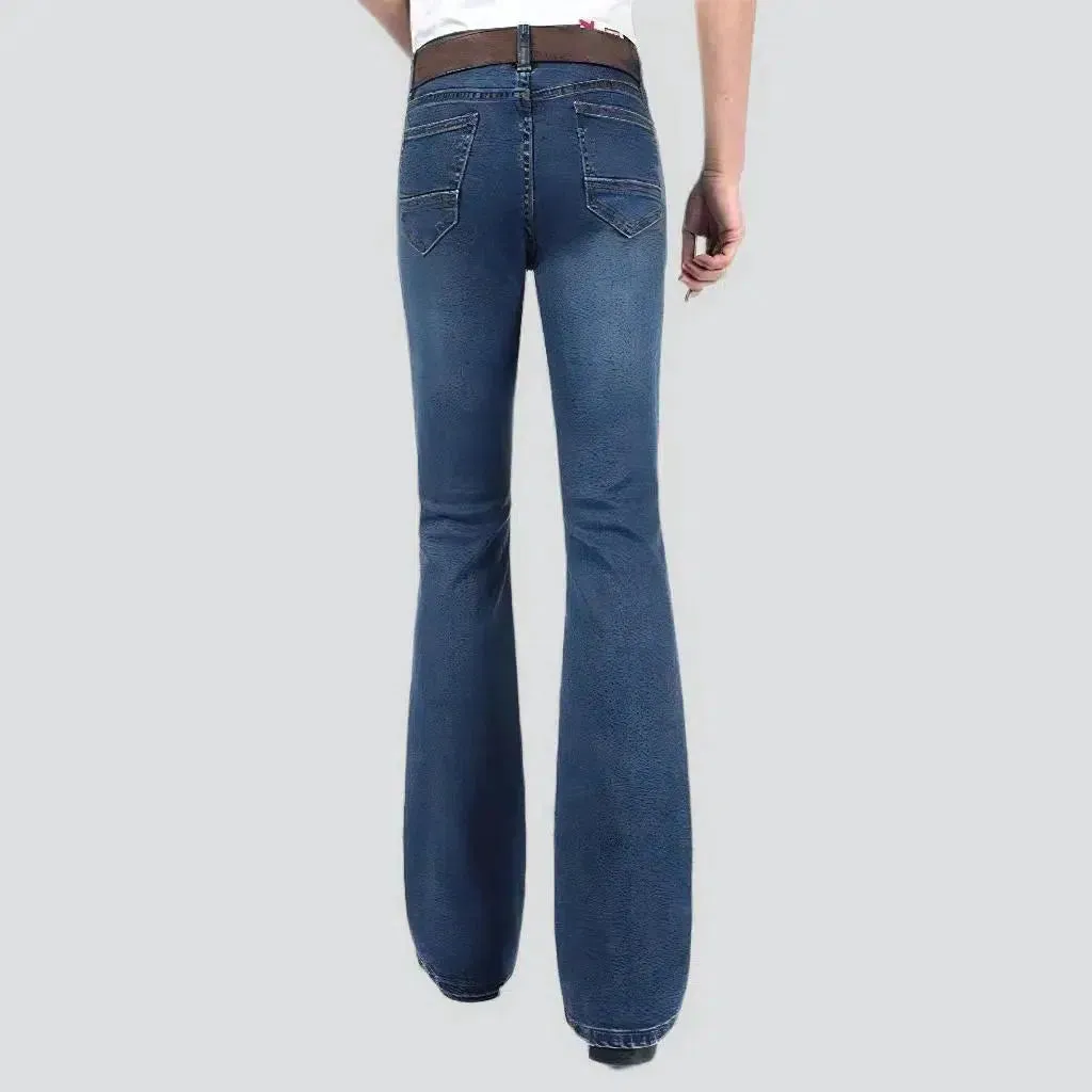 Stonewashed sanded jeans
 for men