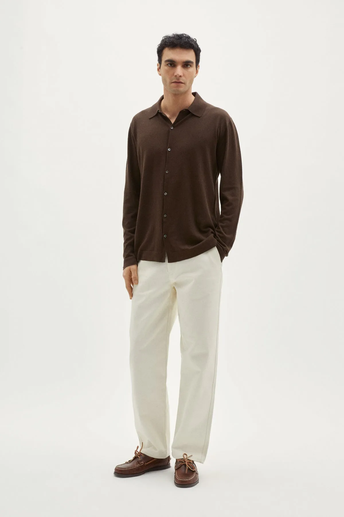 The Organic Cotton Knit Shirt