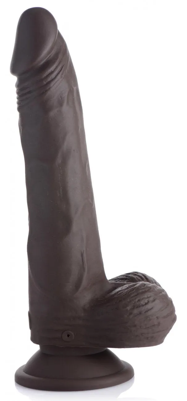 Thrusting and Vibrating 8 Inch Dildo