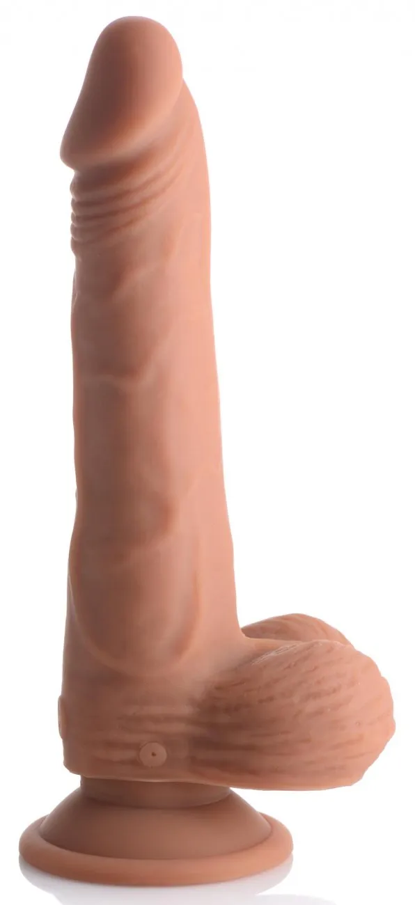 Thrusting and Vibrating 8 Inch Dildo