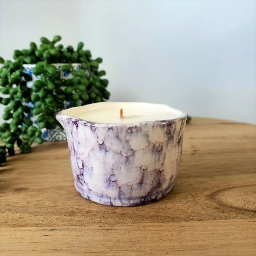 Tie-dye Purple Massage Candle
