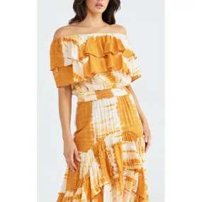 Top Road Trip - Mustard Tie Dye