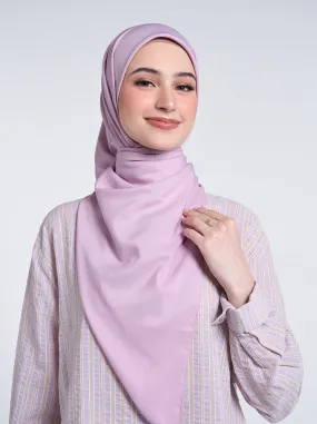 ULTRA SATIN SCARF PLAIN FRENCH ROSE