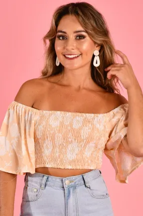 VGLT080 - BUTTERFLY TOP - VINTAGE ROSE PEACH