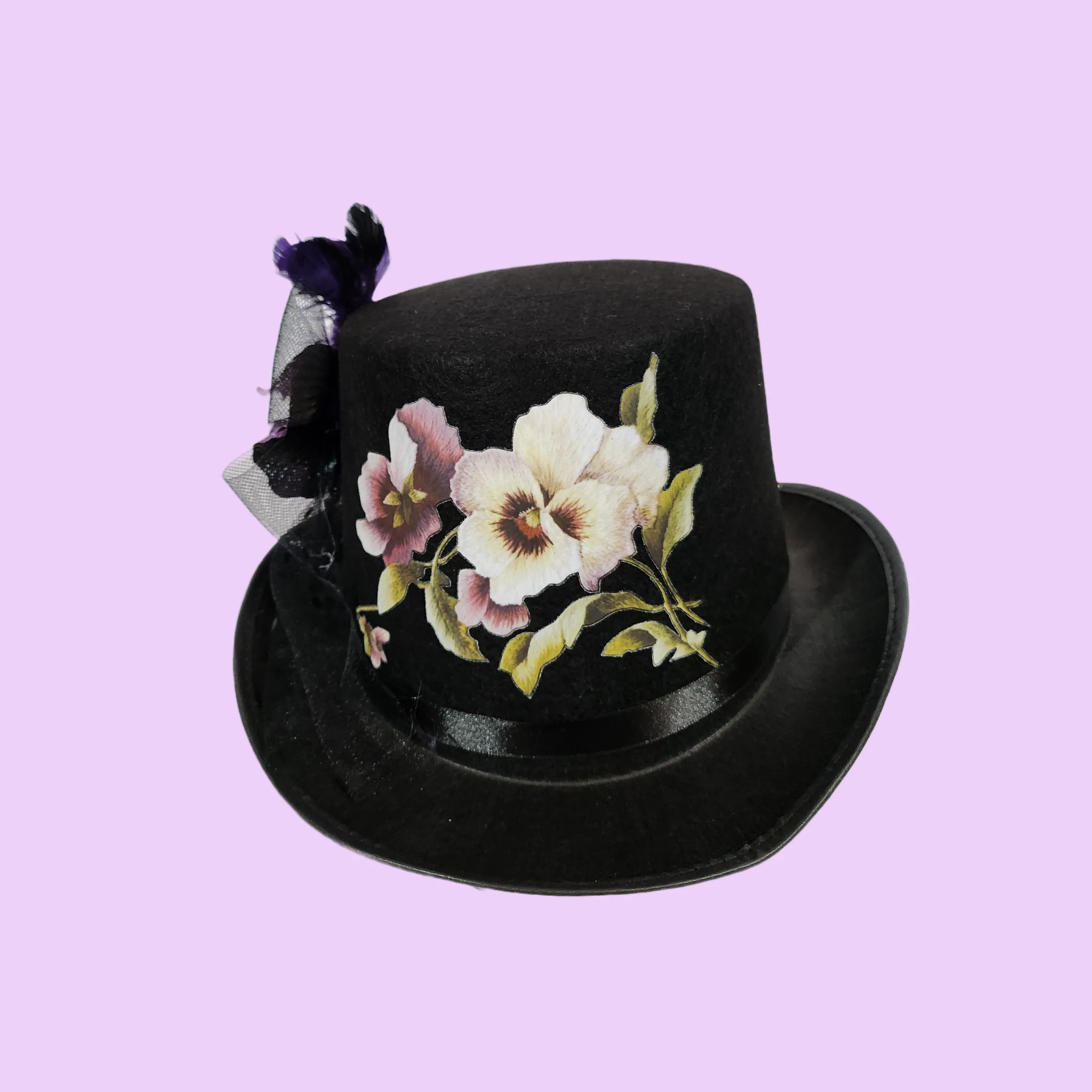 Victorian Flower Top Hat