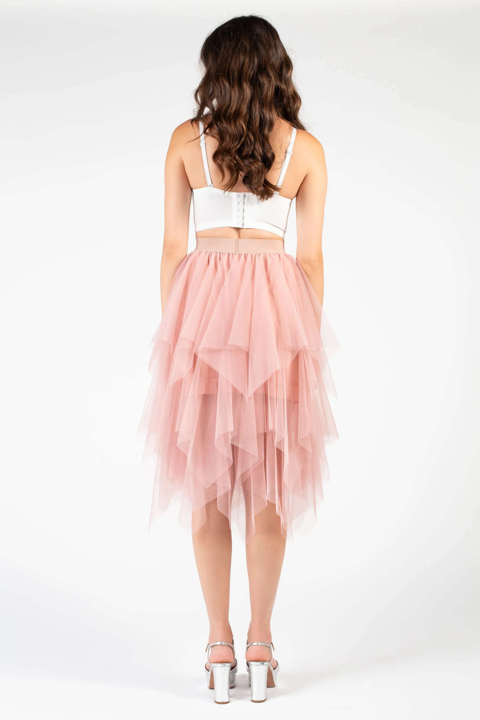 Violetta Multi Layer Tulle Midi Skirt