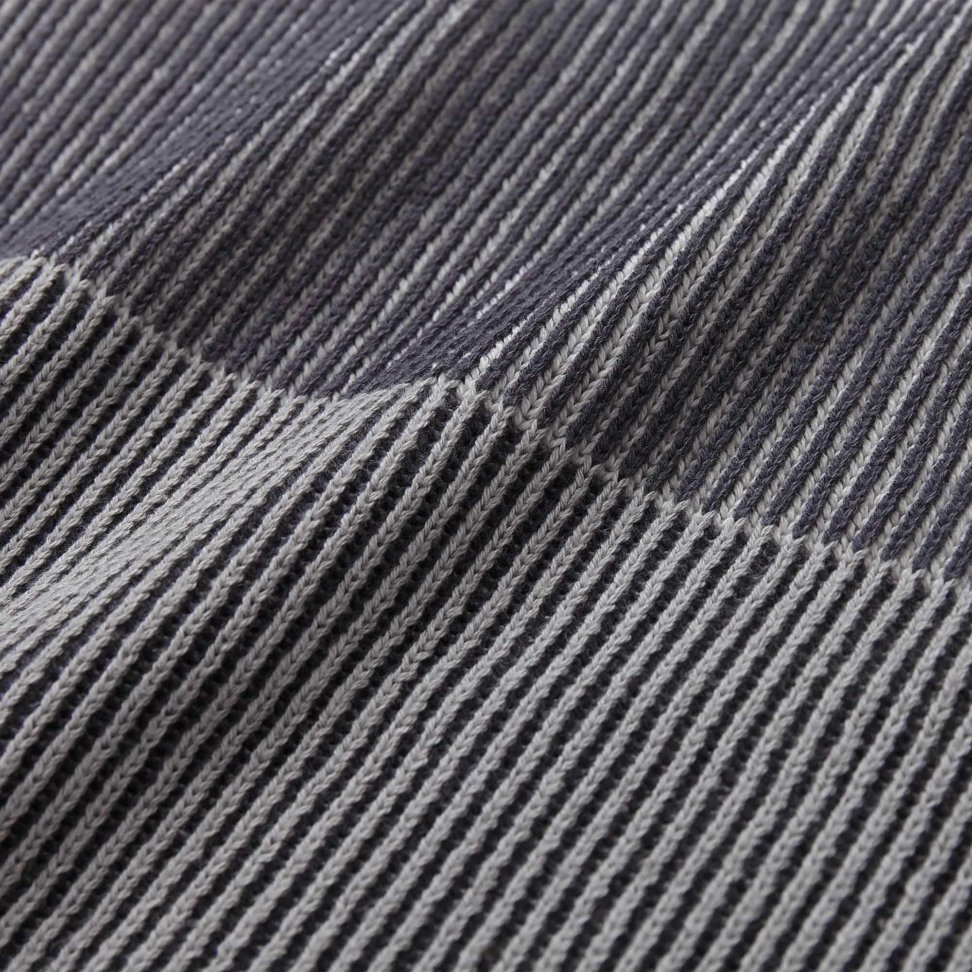 Viseu Cotton Blanket [Off-white/Light grey/Dark grey]