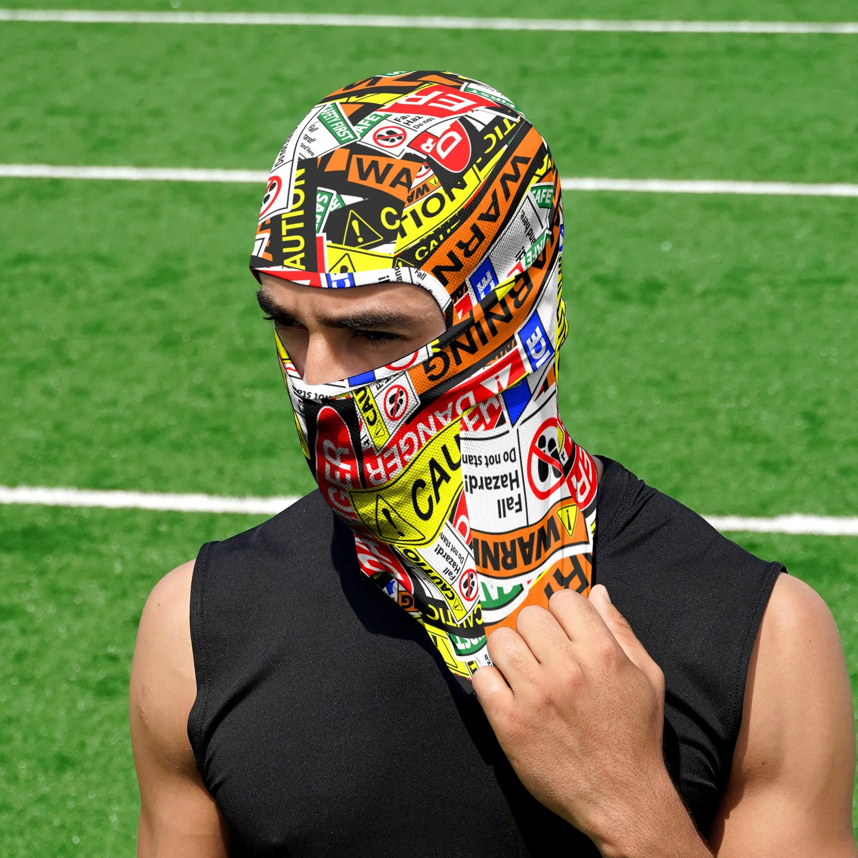 Warning Signs Loose-Fitting Balaclava