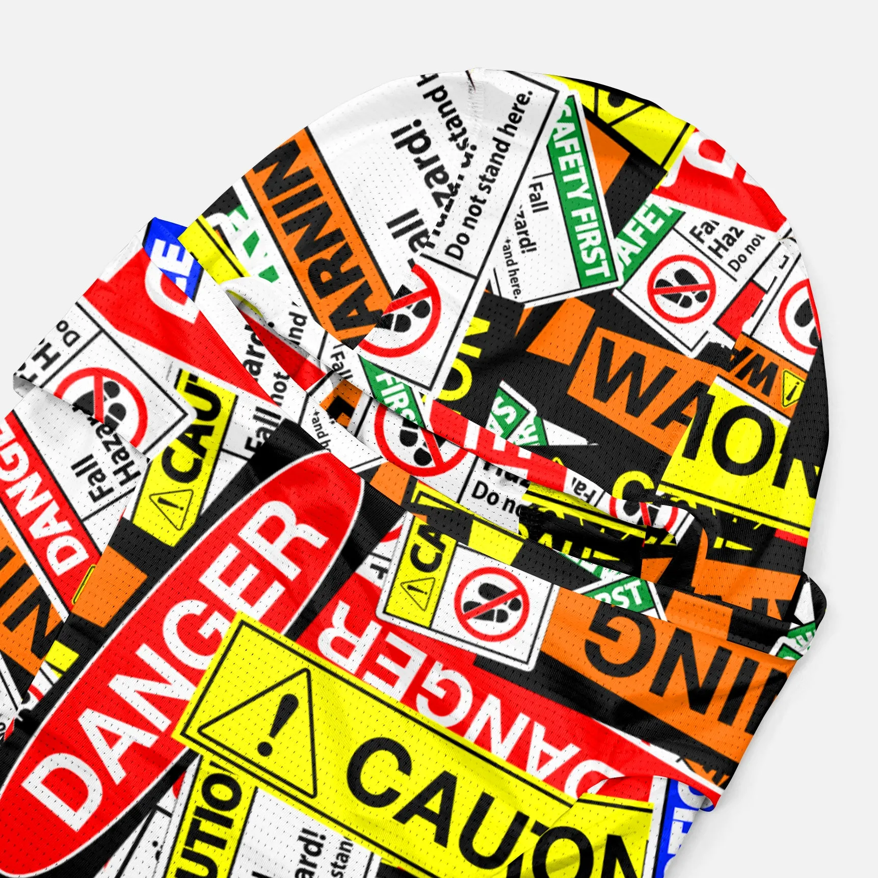 Warning Signs Loose-Fitting Balaclava