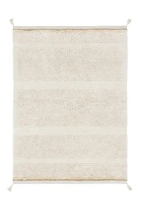 WASHABLE AREA RUG BLOOM NATURAL