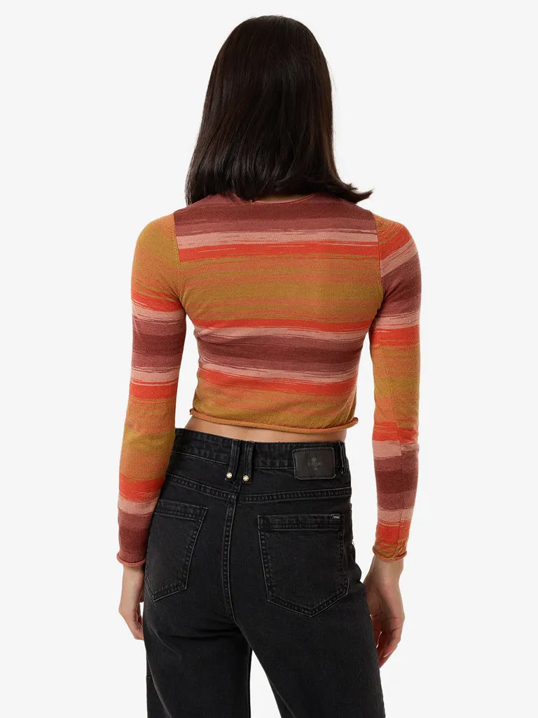 Women's Rise Knit Top - Berry