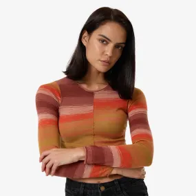 Women's Rise Knit Top - Berry