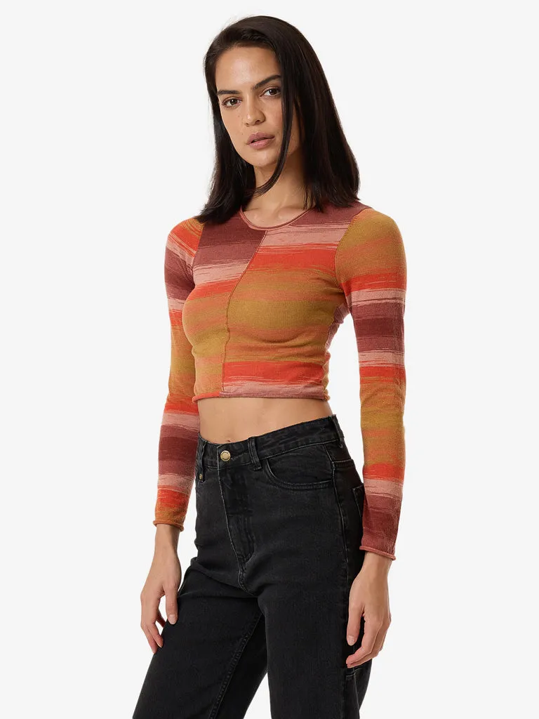 Women's Rise Knit Top - Berry