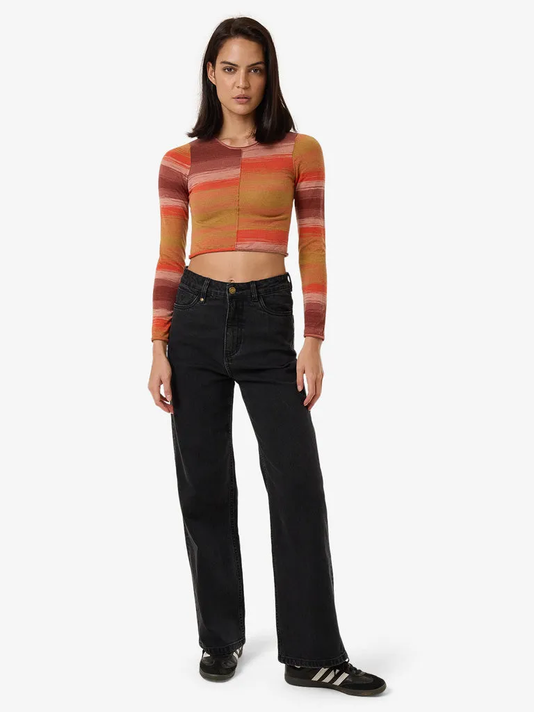 Women's Rise Knit Top - Berry