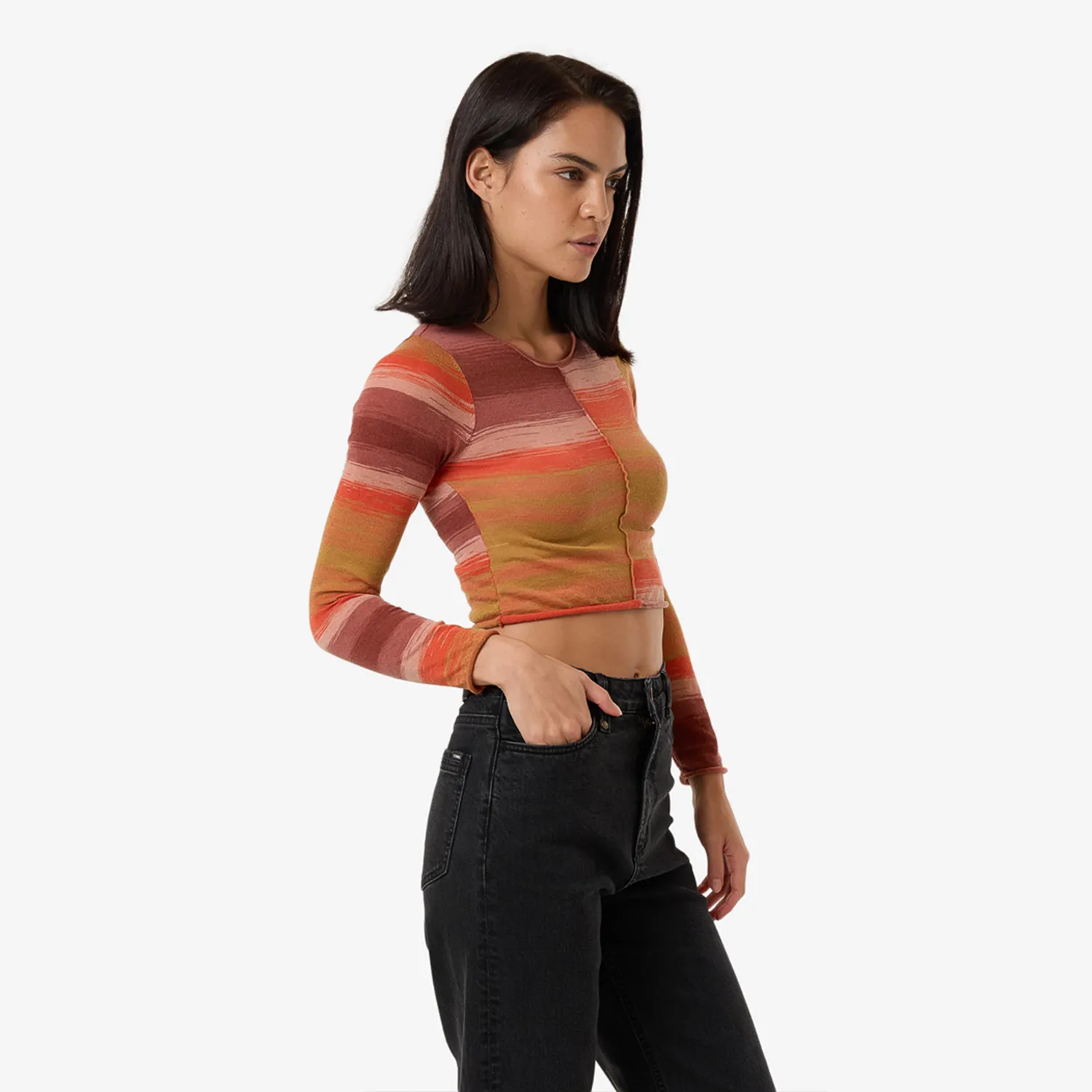Women's Rise Knit Top - Berry