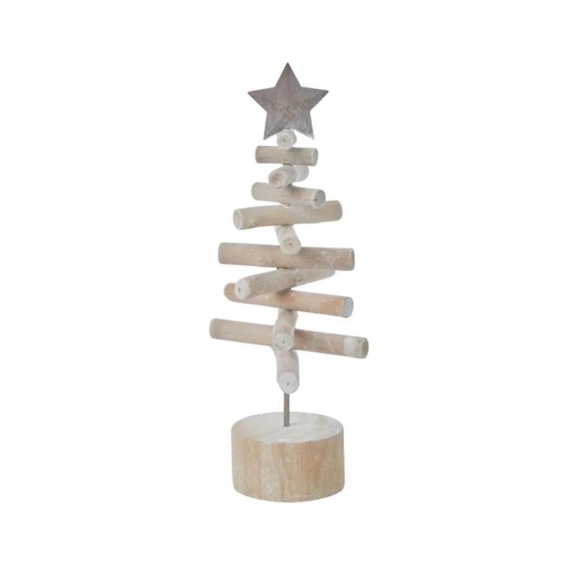 Wooden Christmas Tree With Star | Small