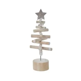 Wooden Christmas Tree With Star | Small