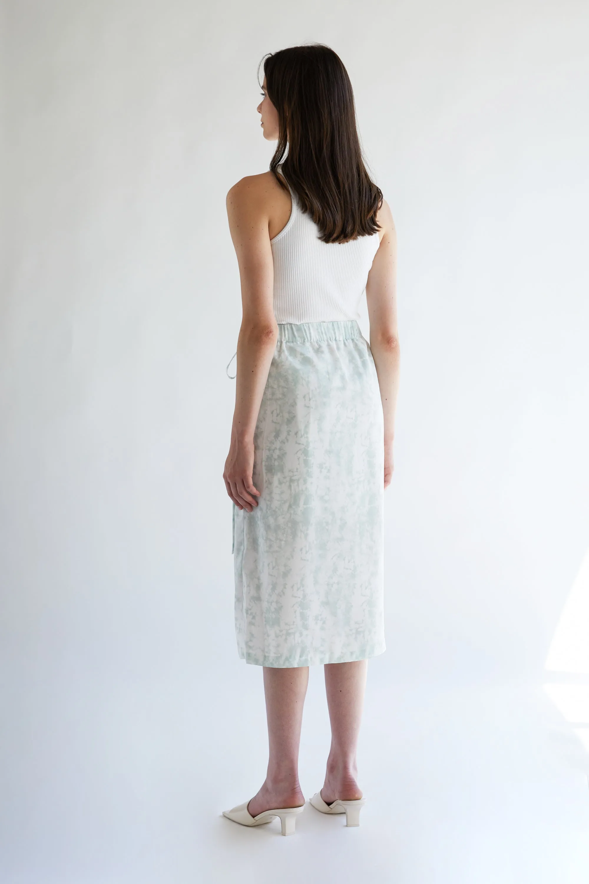 WRAP TIE DYE SKIRT