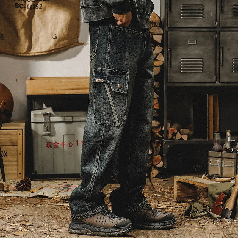Xinjiang Cotton Jeans Men's Loose Straight American Style