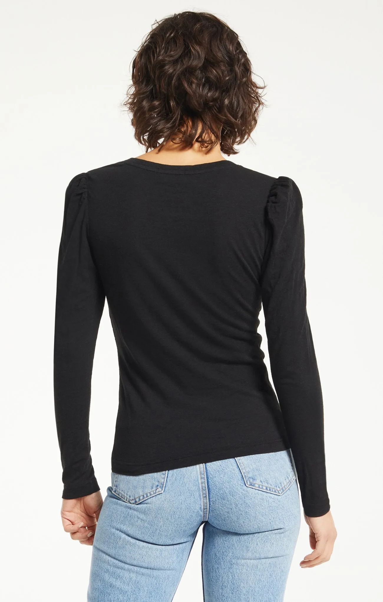 Z Supply Liv Brushed Henley Top